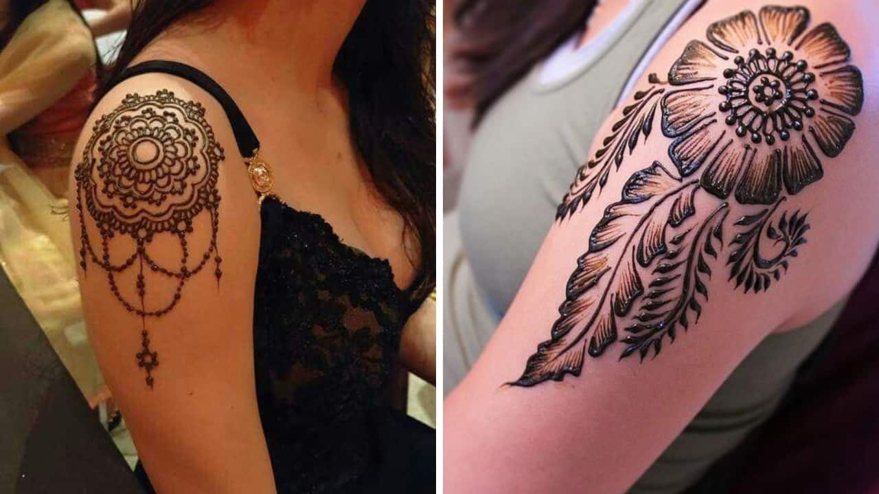 Karwa Chauth 2025 Modern mehndi placement ideas (Image: Pinterest)