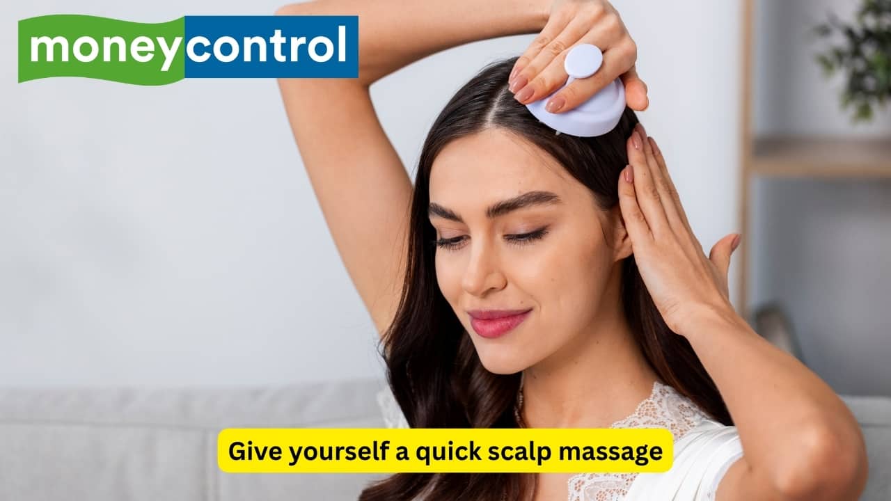 Give yourself a quick scalp massage Massage your scalp for a minute to increase blood flow, which may help do some healthy hair growth as well. It feels relaxing (and, possibly, futile) at first, but doing this before bed can assist with relaxation, and enhance your overall sleep experience. (Image: Canva)