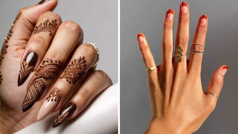 Karwa Chauth 2025 Modern mehndi placement ideas (Image: Pinterest)