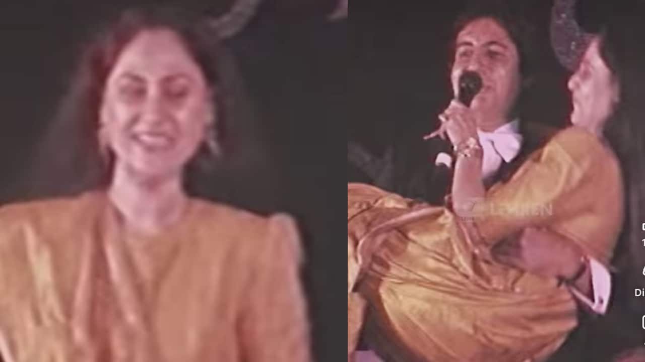 When Amitabh Bachchan lifted Jaya Bachchan in his arms on stage, fans say "It was the last time when she smiled" When Amitabh Bachchan lifted Jaya Bachchan in his arms on stage, fans say "It was the last time when she smiled"