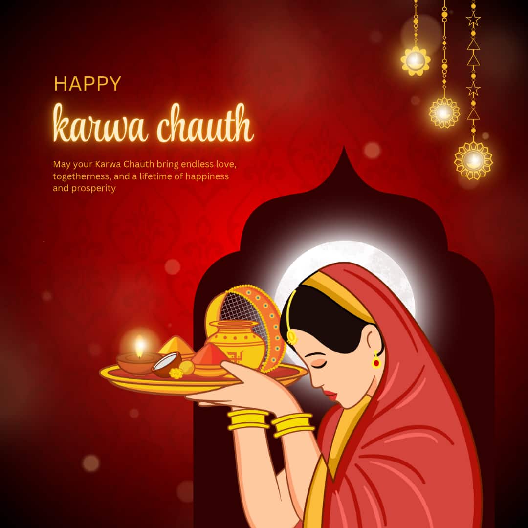 Happy Karwa Chauth Images / Pictures (canva)