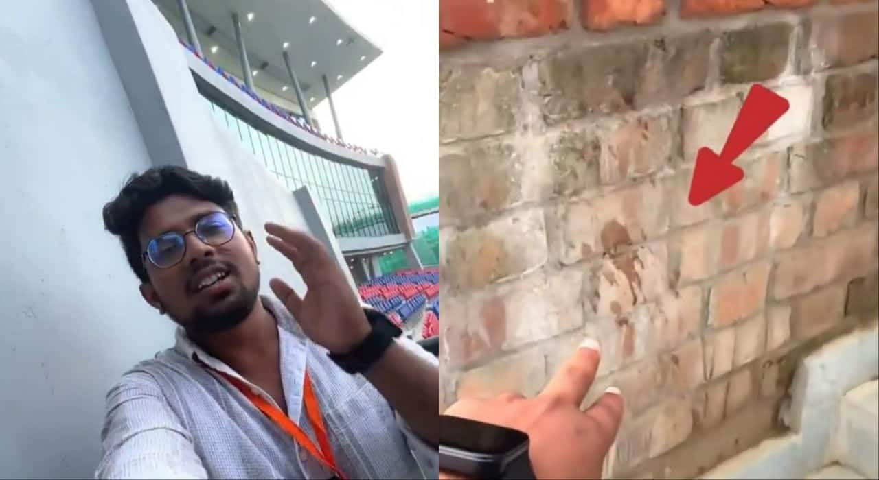 Gutkha defaces Bihar’s brand-new Rajgir Cricket Stadium - ‘That’s the signature mark!’