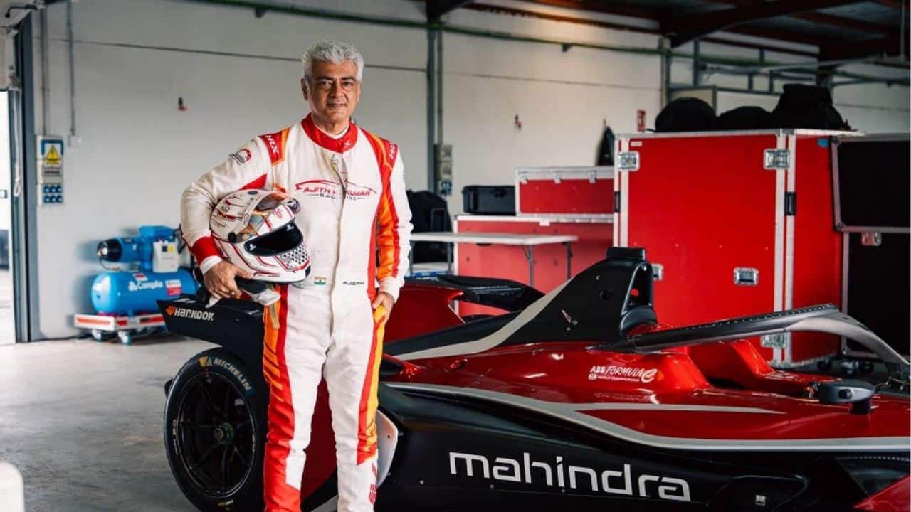 Ajith Kumar test-drives Mahindra’s Formula-E Gen 2 in Spain; Anand Mahindra lauds his passion for racing