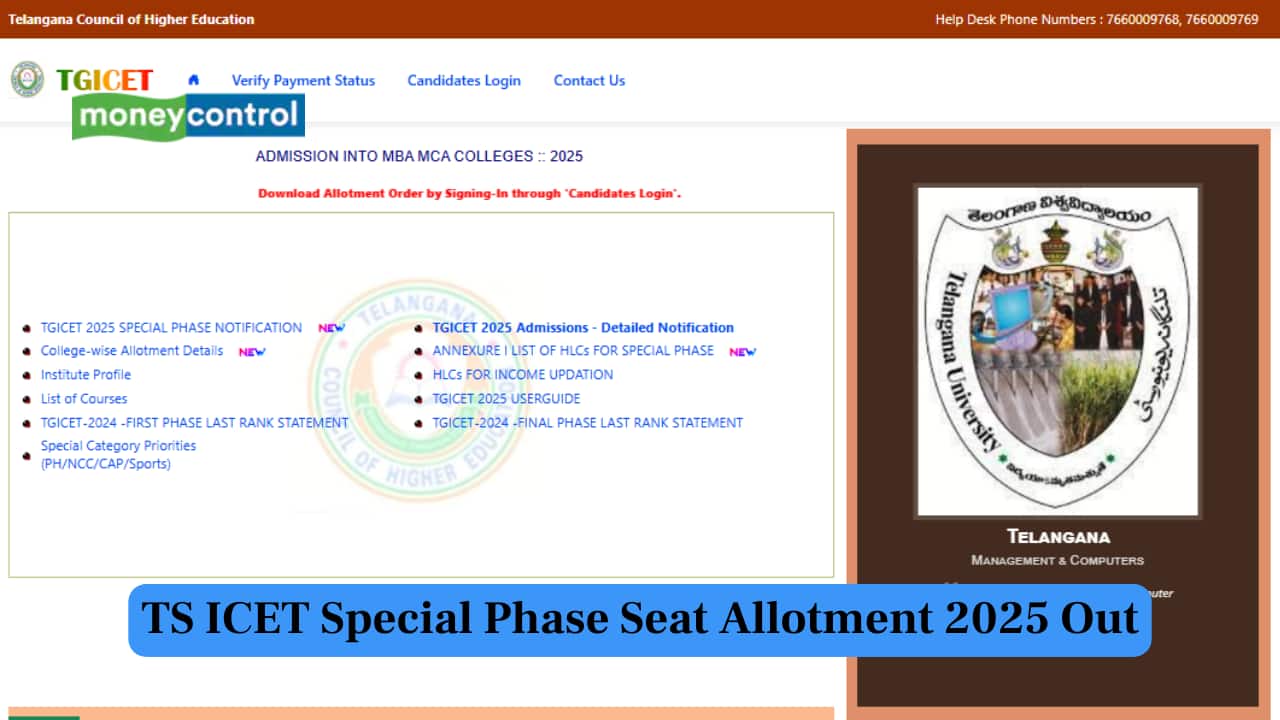TS ICET special phase seat allotment released at tgicet.nic.in; link to download here