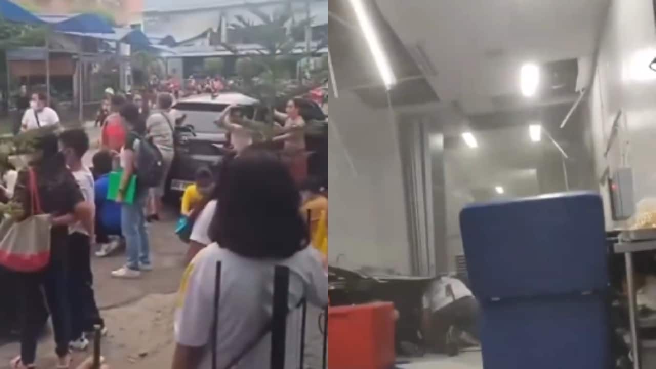 Panic in Philippines as strong earthquake shakes buildings; residents duck for cover | Watch