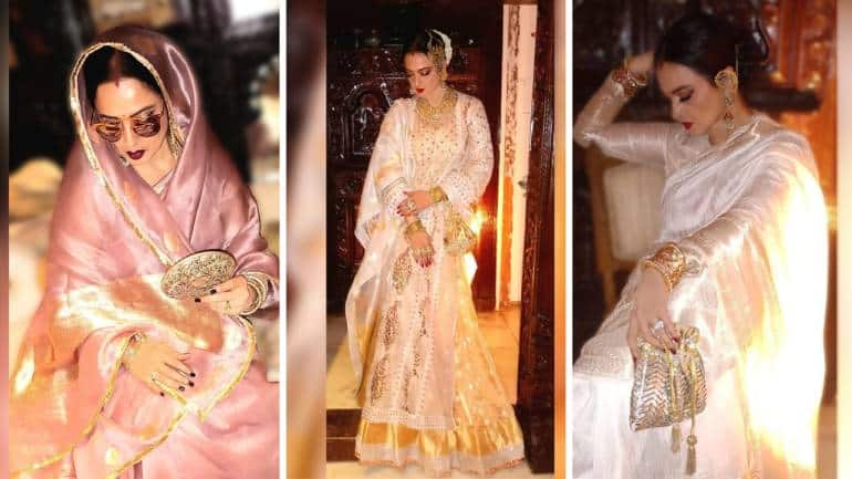 Happy Birthday Rekha: 9 times the actress stunned in ethnic outfits with maximalist jewellery Happy Birthday Rekha: 9 times the actress stunned in ethnic outfits with maximalist jewellery