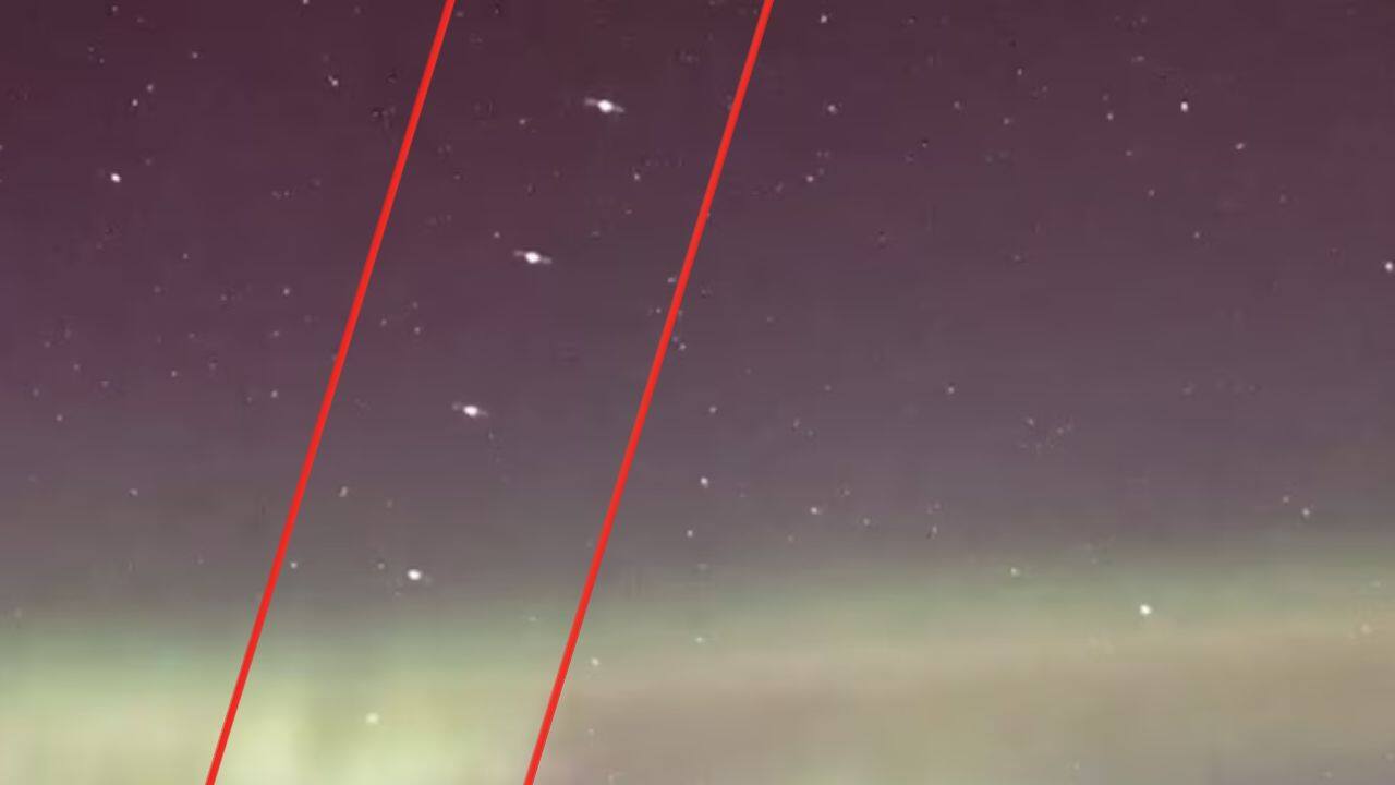 NASA astronaut spots shimmering chain of Starlink satellites over Earth – watch video here