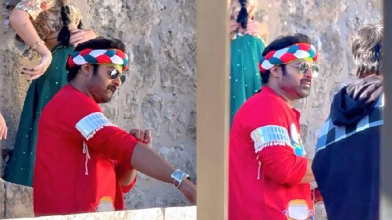 Prabha Rapper The Raja Saab: Prabhas shoots for a song in Greece; look gets leaked ...