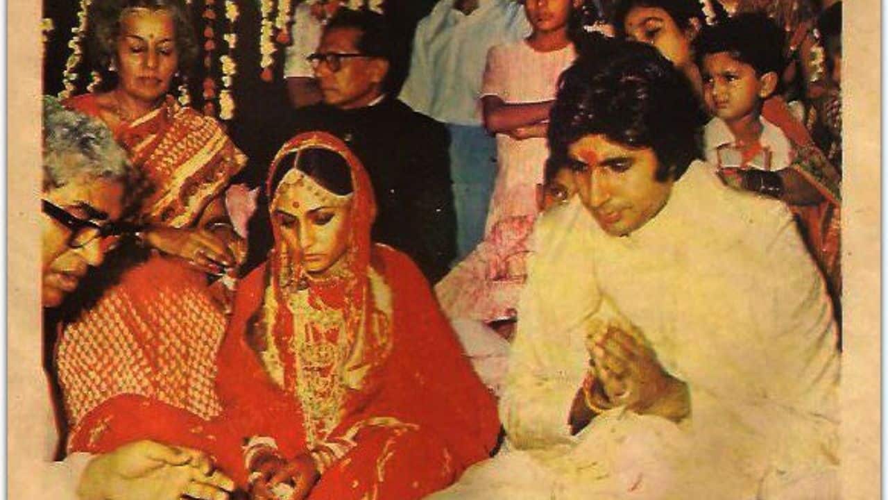 The unseen wedding photos offer a nostalgic look at Amitabh Bachchan and Jaya Bhaduri’s intimate 1973 wedding ceremony.