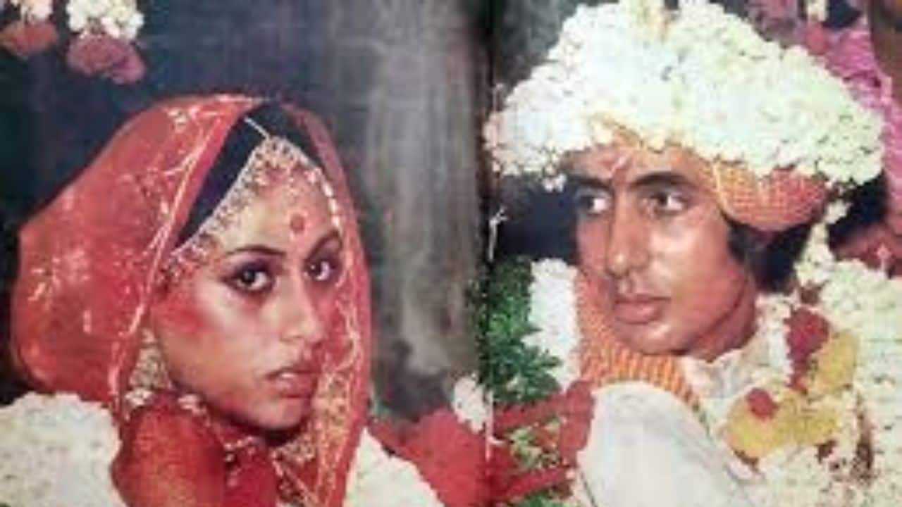 Wedding photos of Amitabh and Jaya Bachchan giving a glimpse into their timeless love story