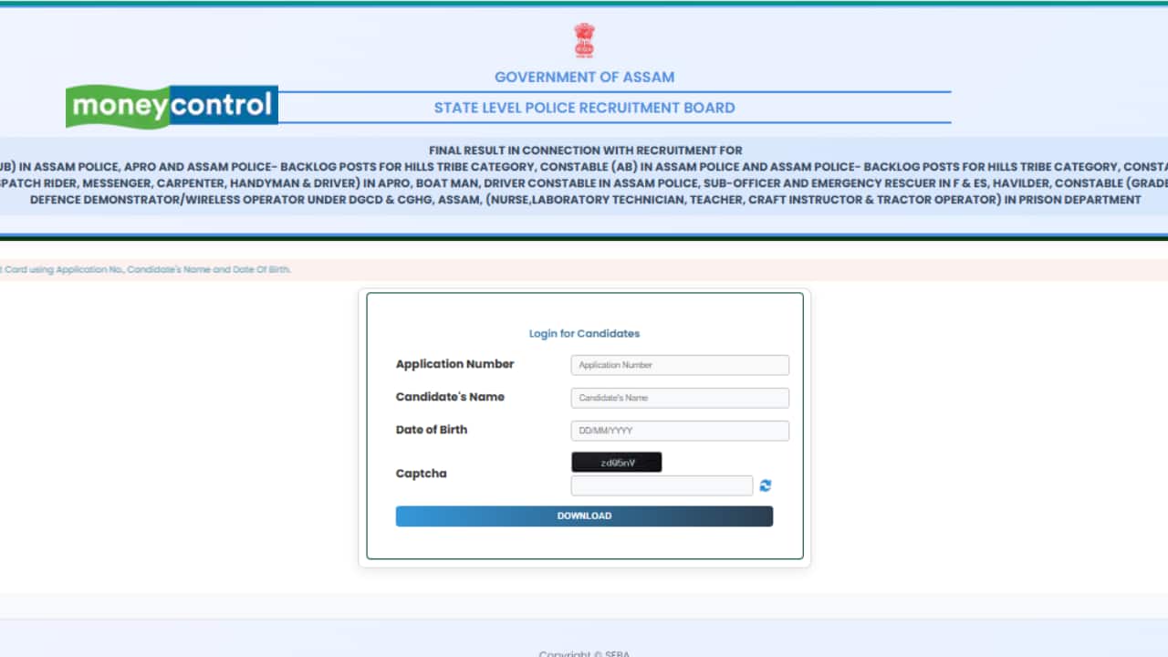 SLPRB Assam Police Final Result 2025 for Constable & other Posts Declared @ slprbassam.in; Direct link here