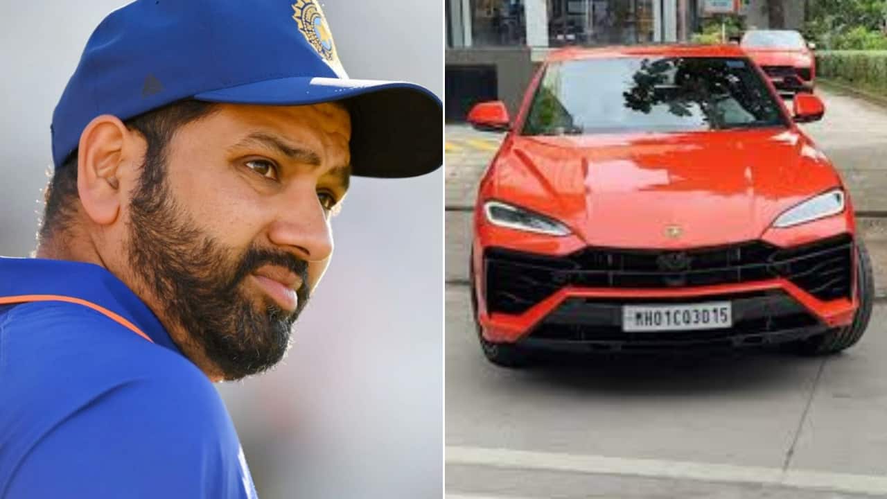 From sweet gesture to costly shot: Rohit Sharma stops guard for fan, smashes ball on his Lamborghini