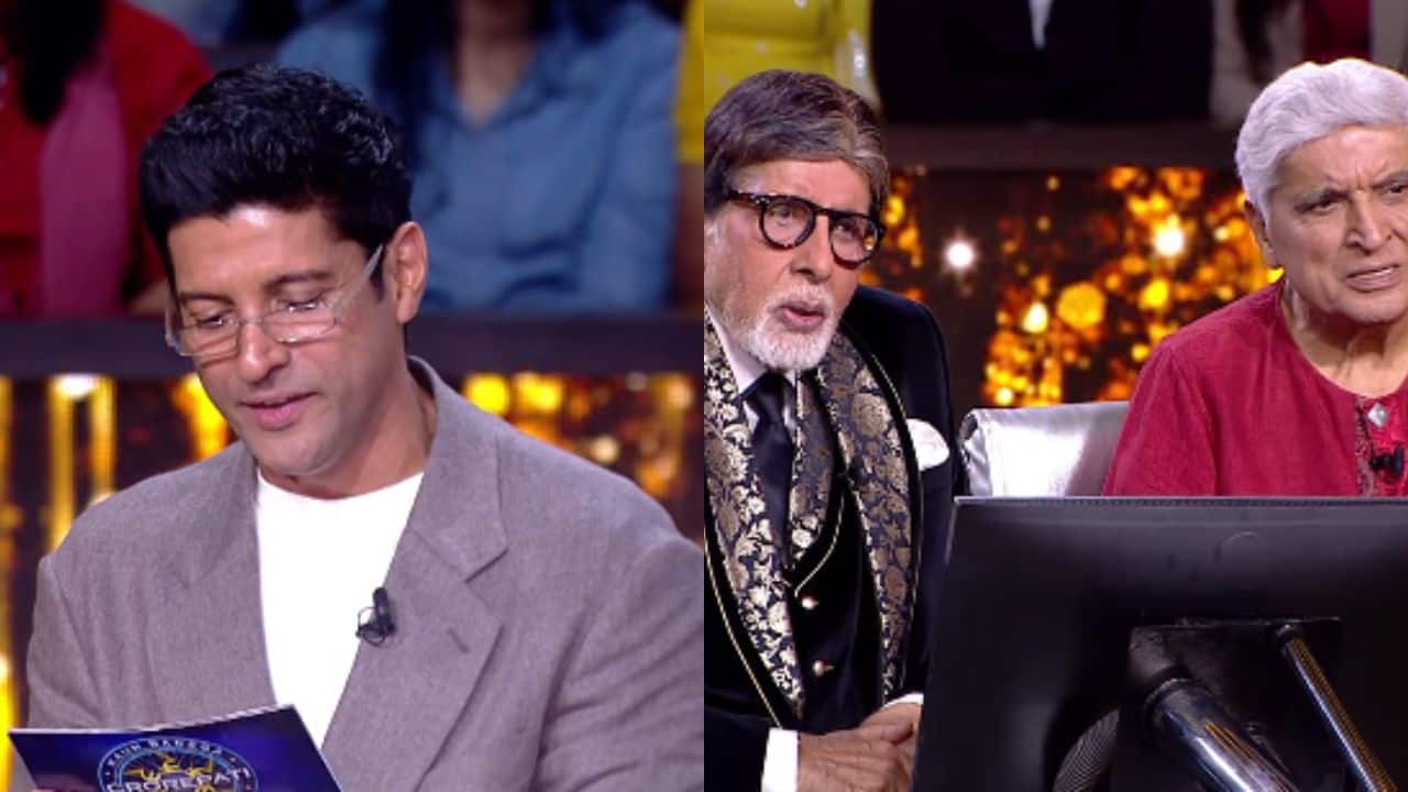 KBC 17: Amitabh Bachchan takes the hot seat in his birthday special episode; Farhan Akhtar quizzes him and Javed Akhtar, ‘Who was more popular among the ladies?’