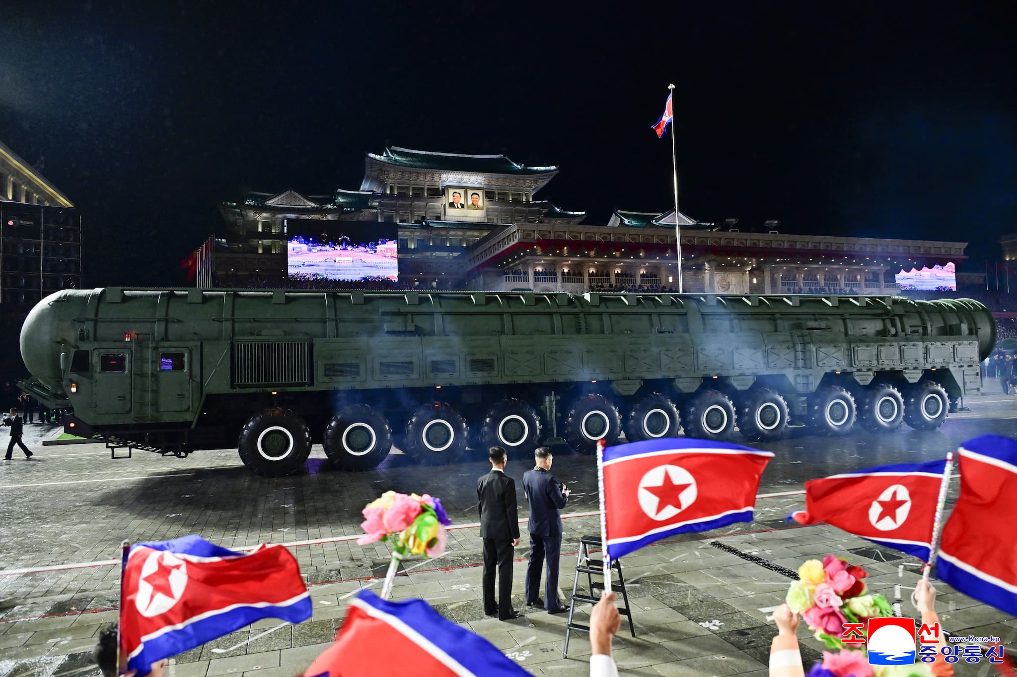 North Korea showcases 'most powerful' ICBM at parade attended by Russia and China leaders | Watch 