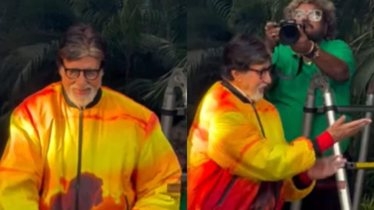 Amitabh Bachchan celebrates 83rd Birthday with fans outside Jalsa, watch here