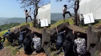 Ram Charan dances on cliff for Peddi