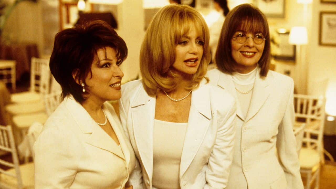 The First Wives Club (1996) Platform: Available to rent/buy on various platforms including Prime Video, Apple TV. As three college friends who come together decades after their husbands left them for younger women, the actress co-stars with Goldie Hawn and Bette Midler. In this popular comedy about female solidarity, as the neurotic Annie, the actress gave a lighthearted, memorable performance while the wives plot their response.