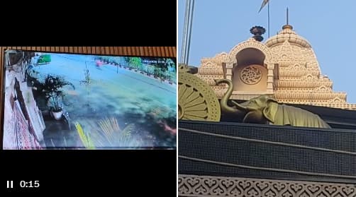 Caught on CCTV: Gold-plated 'kalash' worth Rs 40 lakh stolen from Jain temple in Delhi