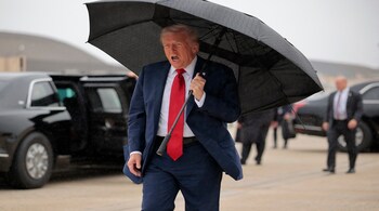 Trump asserted that his use of tariffs and trade pressure helped bring peace to war-torn regions around the world.