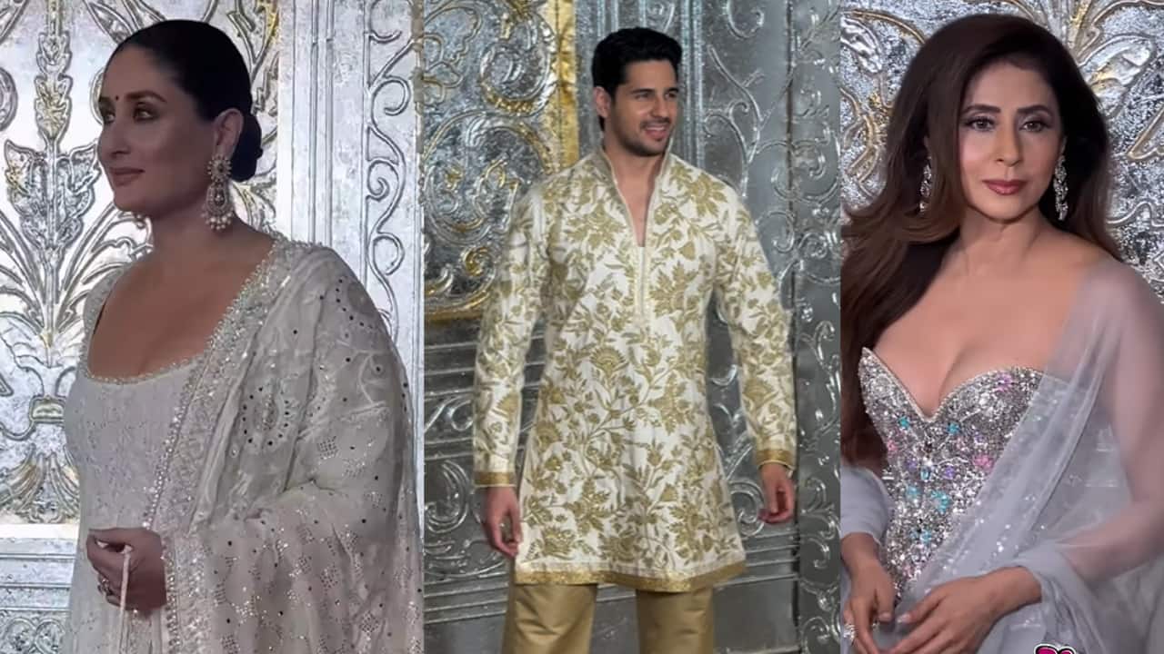 Kareena Kapoor, Sidharth Malhotra, Urmila Matondkar and others shine at Manish Malhotra's Diwali party, watch