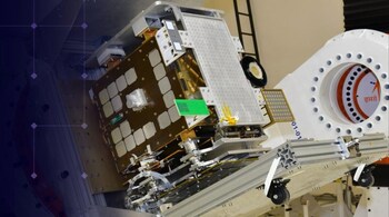 The 160-kg satellite has secured a launch slot and will lift off aboard a SpaceX mission. (Image credit: @GalaxEye/X)