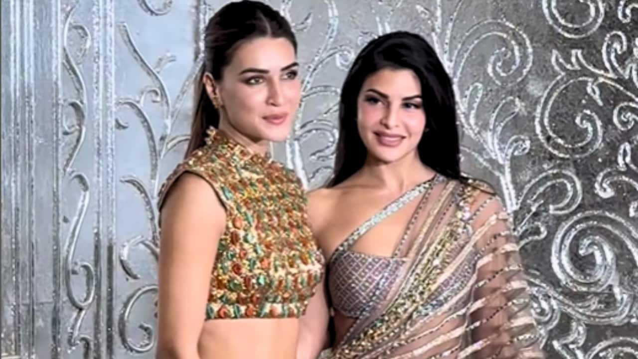 Kriti Sanon and Jacqueline Fernandez Kriti and Jacqueline made a glamorous appearance at Manish Malhotra’s Diwali party 2025. The duo met on the red carpet and posed together for the cameras. Kriti sported a heavily embellished sleeveless crop top, pairing it with a skirt or bottom. Meanwhile, Jacqueline looked equally stunning in a shimmering saree with intricate work in silver and gold tones.