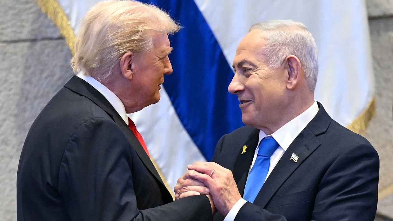 Trump hails 'historic dawn of a new Middle East'; praises 'not easy to deal with' Netanyahu
