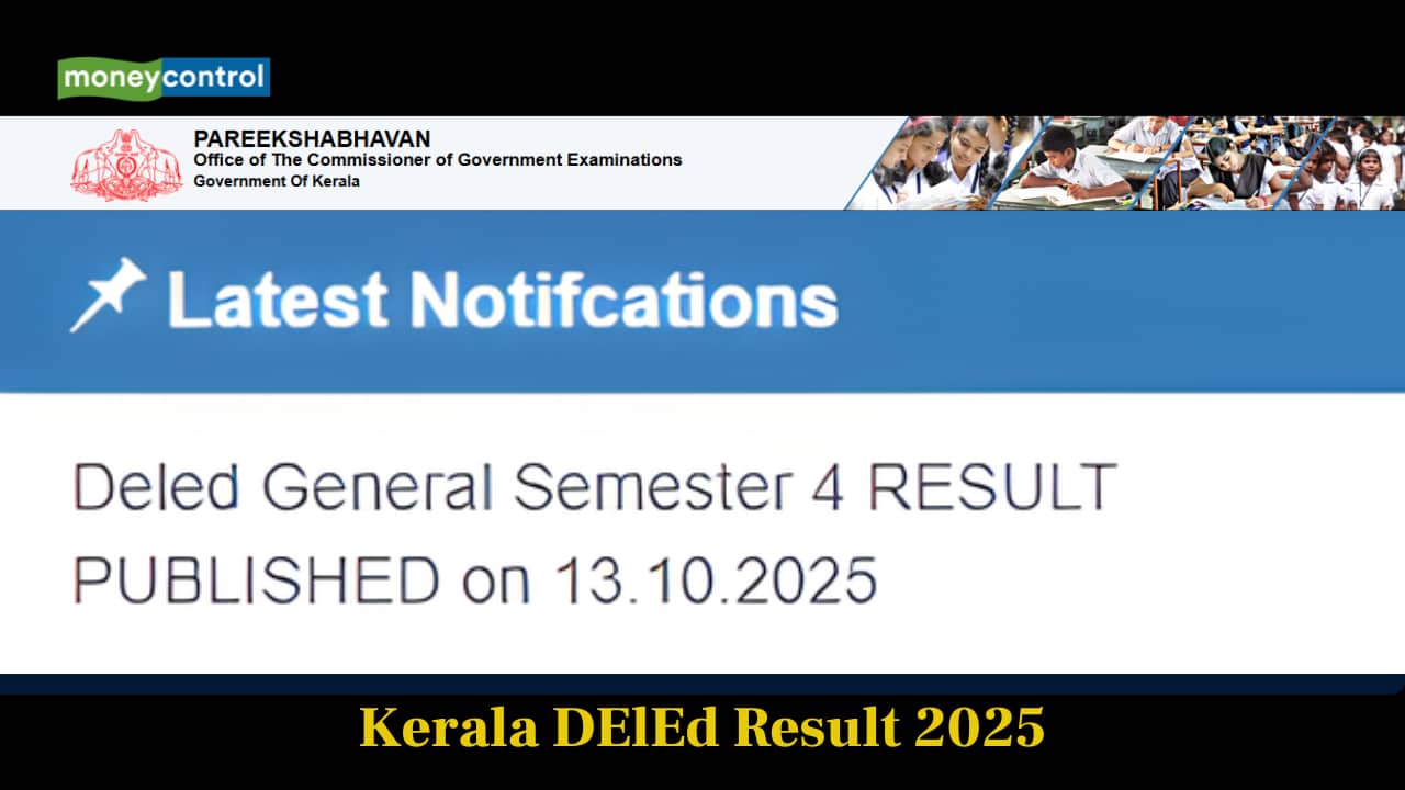 Kerala DElEd Result 2025 OUT for Semester 4 @ deledexam.kerala.gov.in, direct link here