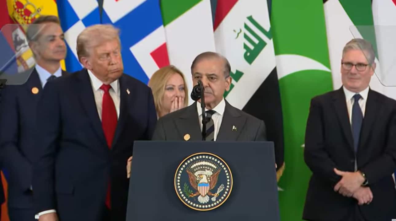 'Favourite Field Marshal': Donald Trump mentions Asim Munir at Gaza peace summit while inviting PM Sharif to speak