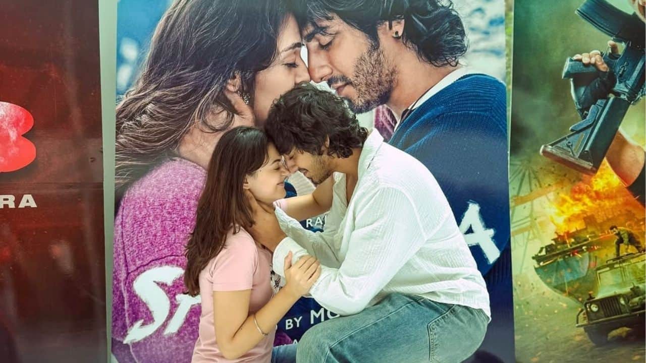 Hearts melted on social media when Gen-z superstars Ahaan Panday and Aneet Padda recreated their romantic Saiyaara poster pose in real life. The pair posted the cute photo as a sincere thank you to their fans for helping to make their movie a huge success. The essence of the love story that has won over audiences worldwide was aptly captured by their endearing chemistry and post full of gratitude.