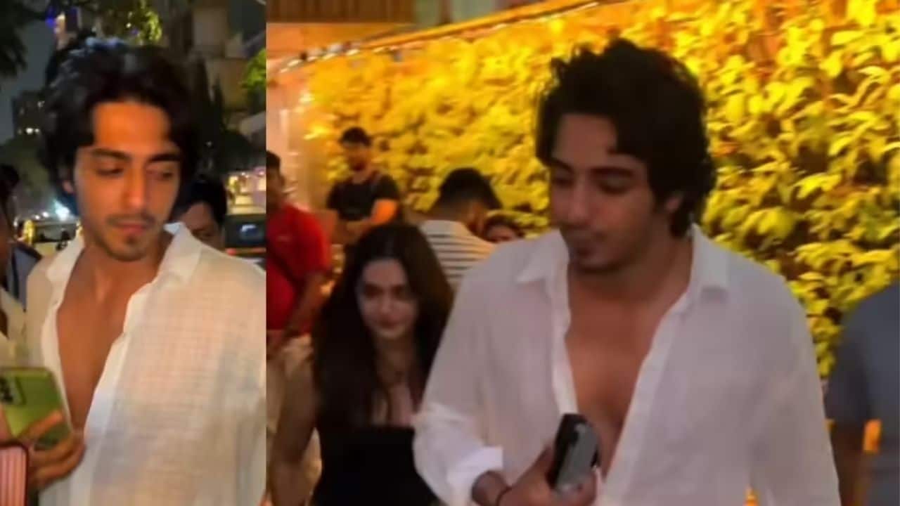 Following Saiyaara's enormous success, Ahaan Panday and Aneet Padda were seen going out together for what looked to be a romantic dinner date. Naturally, the paparazzi were quick to seize the opportunity. Ahaan looked effortlessly stylish in a casual white shirt, while Aneet, who was spotted walking right behind him, looked stylish in all black.