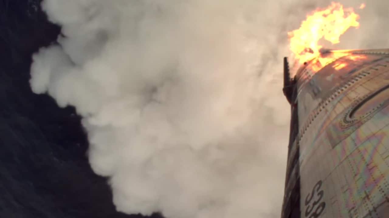 Watch: SpaceX’s Super Heavy Booster launches Starship, makes planned crash into Indian Ocean