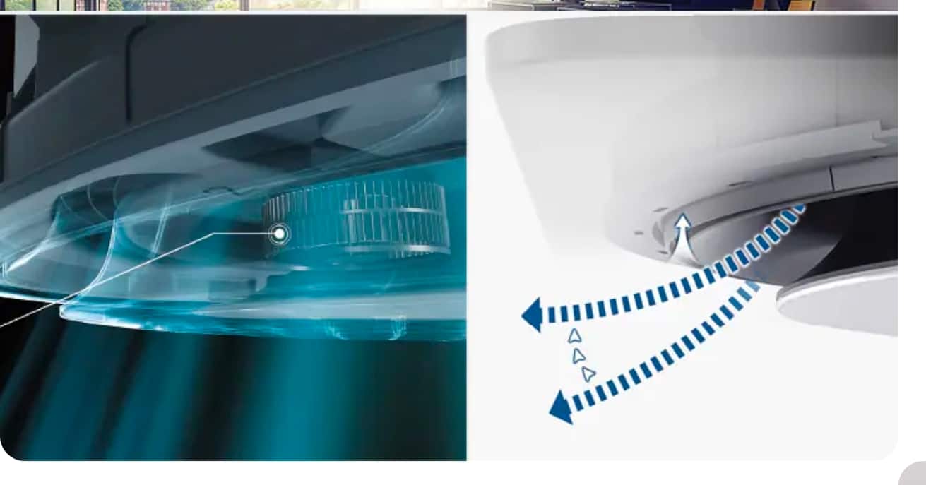 Built with sustainability in mind, the models use eco-friendly R32 refrigerant, which has a lower global warming potential compared to conventional refrigerants. They also support an optional PM 1.0 air filtration system that captures ultra-fine particles for cleaner indoor air quality.