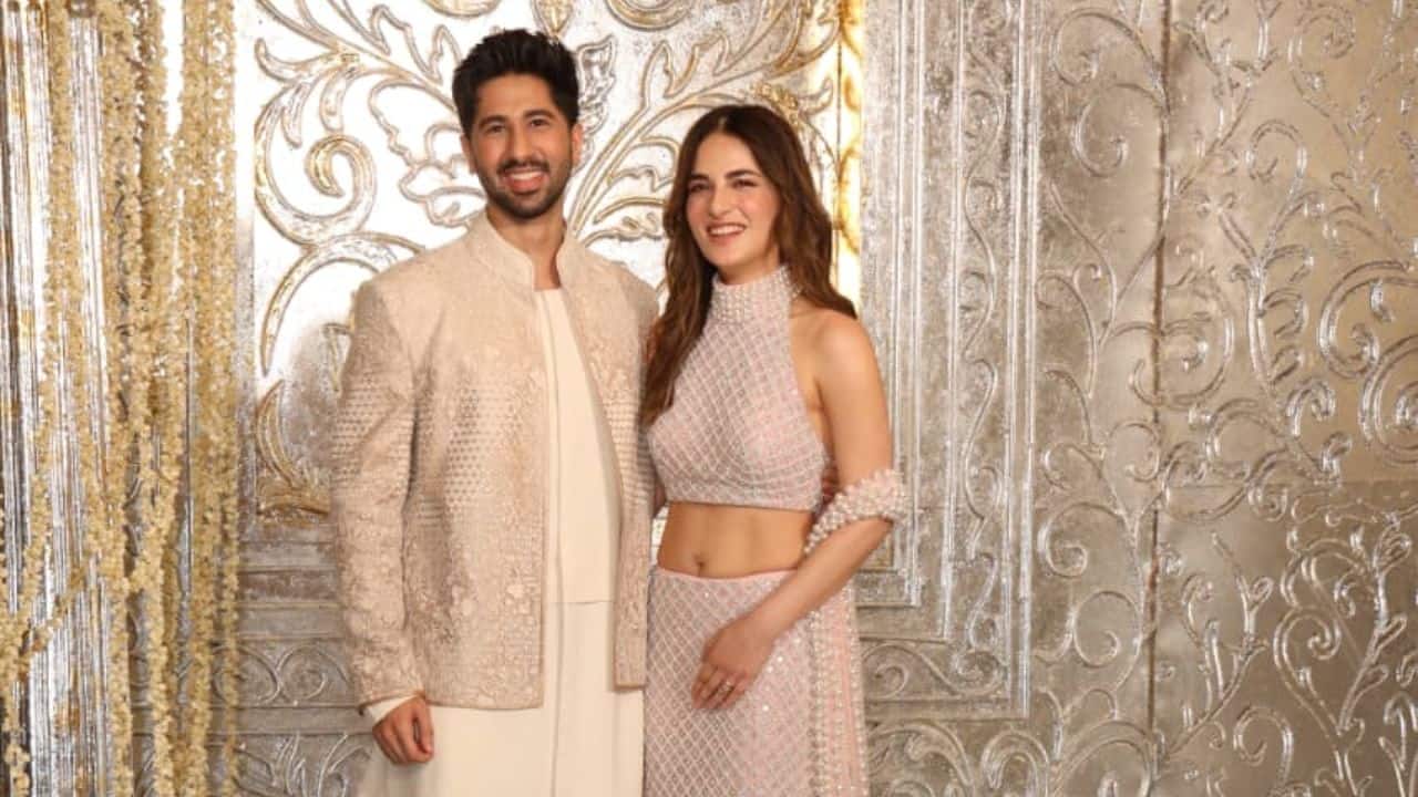 Radhikka Madan &amp; Vihaan Samat Radhikka Madan made significant ethnic appearances in a pink outfit that was heavily embroidered and contained metallic elements throughout. On the other hand, Vihaan Samat who looked stunning in an ivory white outfit layered with a detailed blazer, joined the actress at the event.