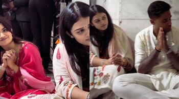 Avneet Kaur spotted with cricketer Suryakumar Yadav, his wife at Ujjain’s Mahakal temple, netizens ask, 'what's happening?'