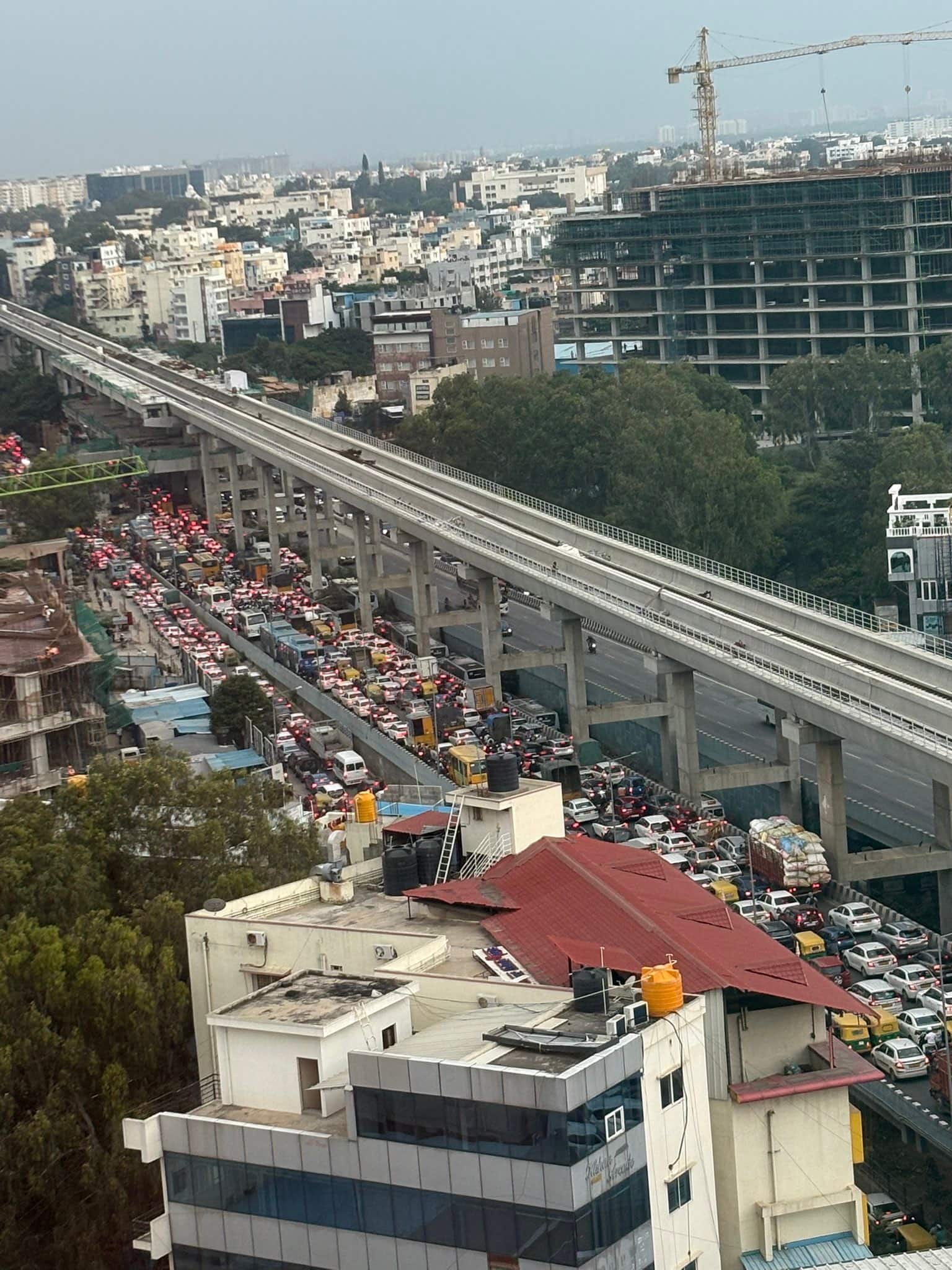 Bengaluru's Outer Ring Road choked after BMTC bus breakdown