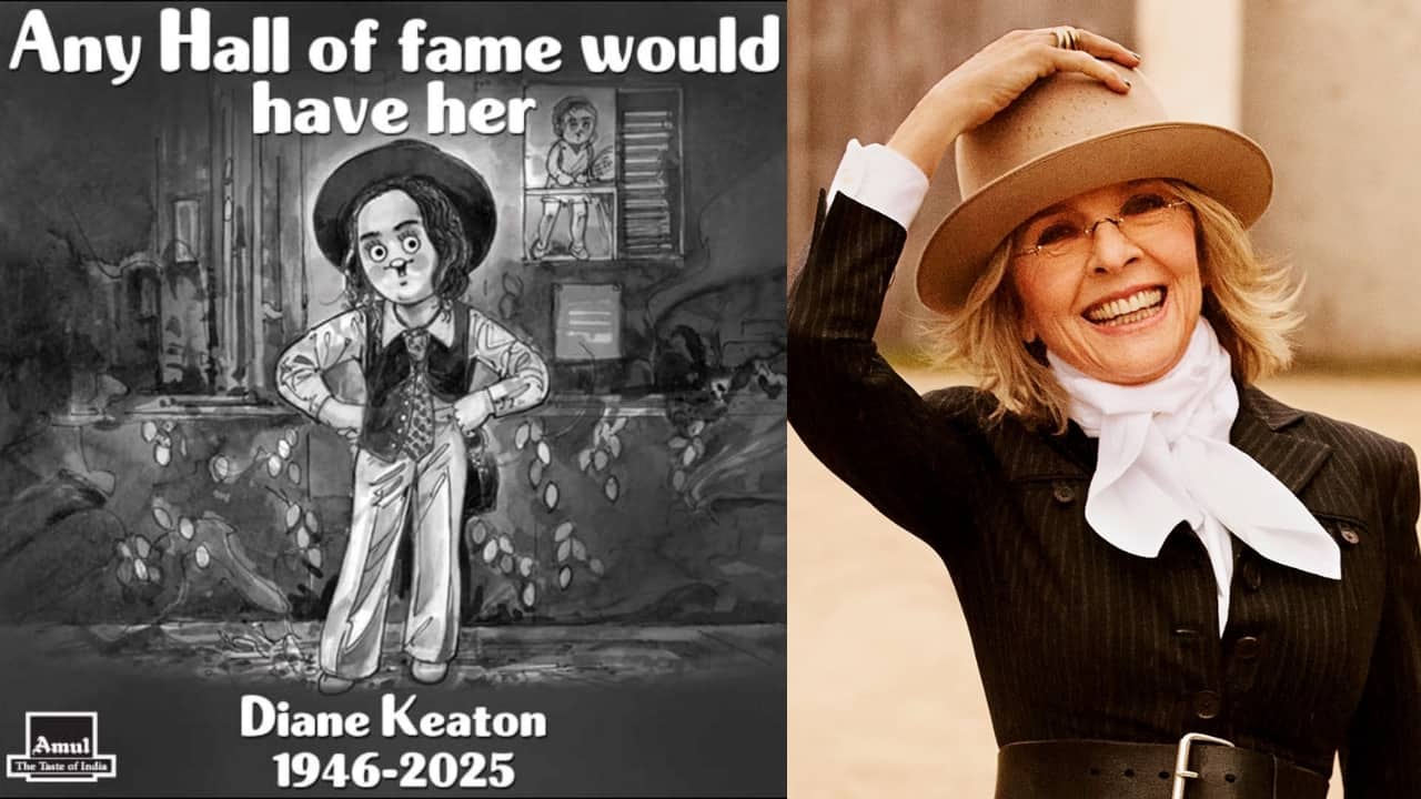 Amul pays a heartfelt tribute to Hollywood icon Diane Keaton: “Any Hall of Fame Would Have Her”