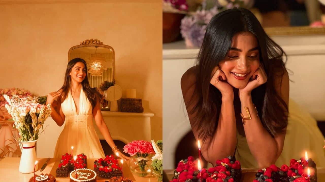 Pooja Hegde shares glimpses of her intimate birthday celebration; Varun Dhawan’s playful wish steals the show