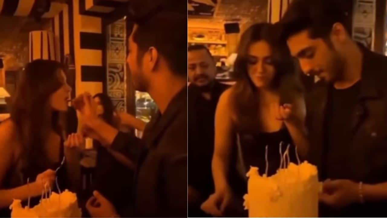 Ahaan Panday feeding cake to Aneet Padda at her birthday has fans gushing; watch video