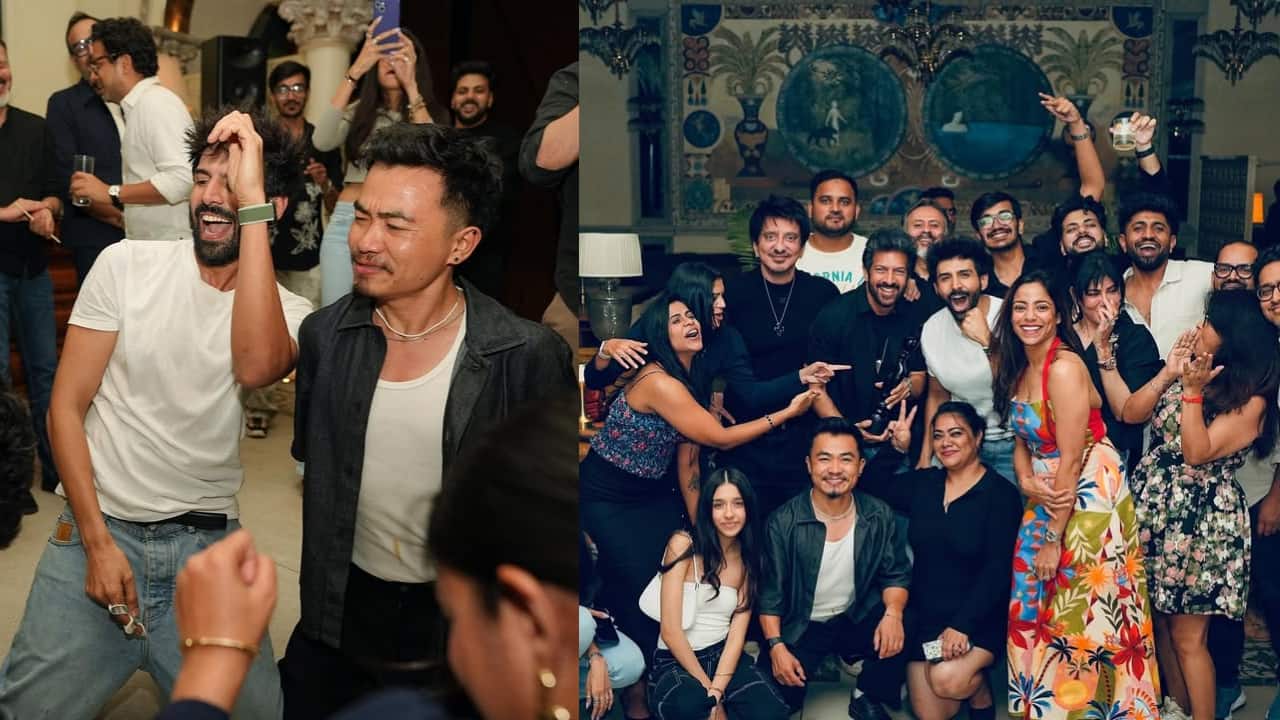 Kartik Aaryan celebrates first Filmfare Best Actor win with Kabir Khan and Chandu Champion team
