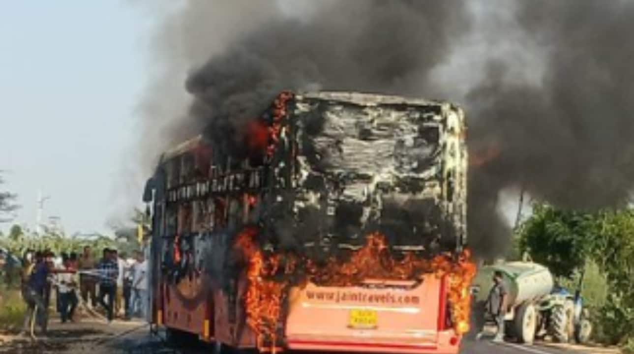 20 passengers burnt alive, 16 injured as bus catches fire in Jaisalmer; PM announces ex gratia