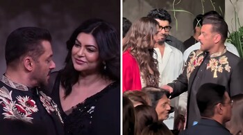 Salman Khan meets Sushmita Sen and Bipasha Basu
