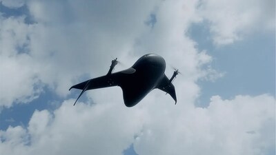 Founded in 2023 by 20-year-old Naman Pushp, who first began working on drones at age 15, Airbound is building autonomous logistics aircraft based on a blended-wing-body, tail-sitter design