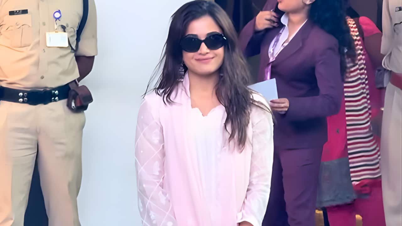 Rashmika Mandanna’s ‘ring’ from her rumoured engagement with Vijay Deverakonda grabs all the attention ahead of Thamma release