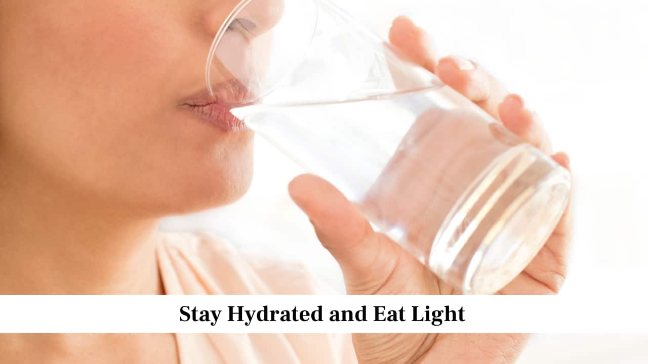 Stay Hydrated and Eat Light What you eat and drink affects how well you concentrate. Drink enough water throughout your study time and eat light, healthy snacks like fruits or nuts. Avoid heavy meals or sugary foods as they can make you feel tired. A well fed and hydrated brain performs better during long study hours. 