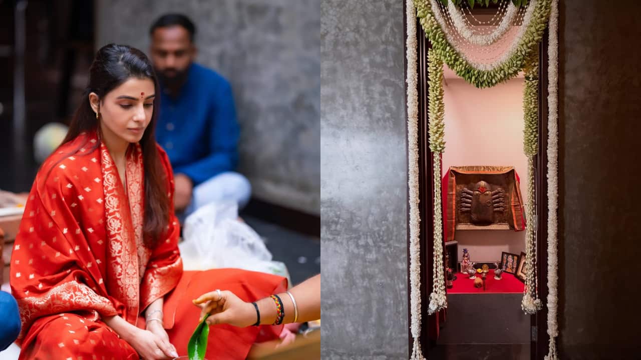 Samantha Ruth Prabhu gives fans a glimpse of her home ‘ashram’, featuring the divine Linga Bhairavi idol