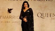 Sushmita Sen — Radiated timeless grace in a shimmering black net saree with full sleeves, adding elegance and poise to the star-studded fashion evening.
