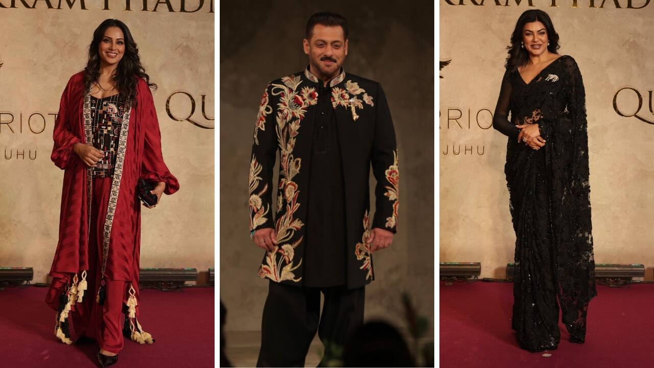 Salman Khan, Bipasha Basu, Sushmita Sen add glamour to Vikram Phadnis’ show: All the pictures you missed
