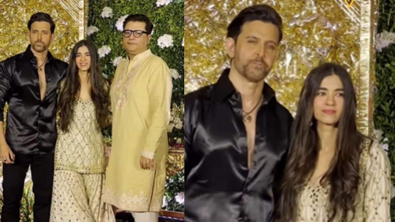 Hrithik Roshan with his girlfriend Saba Azad steal the show at Ramesh Taurani’s diwali celebration, watch