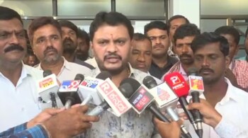 Public anger erupted after Karnataka Congress MLA from Channagiri, Shivaganga Basavaraj, reportedly made derogatory remarks against a pregnant Range Forest Officer during a government review meeting.